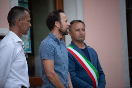 Župana s koordinatorjem aktivnosti v okviru praznika Pavlom Vidonijem